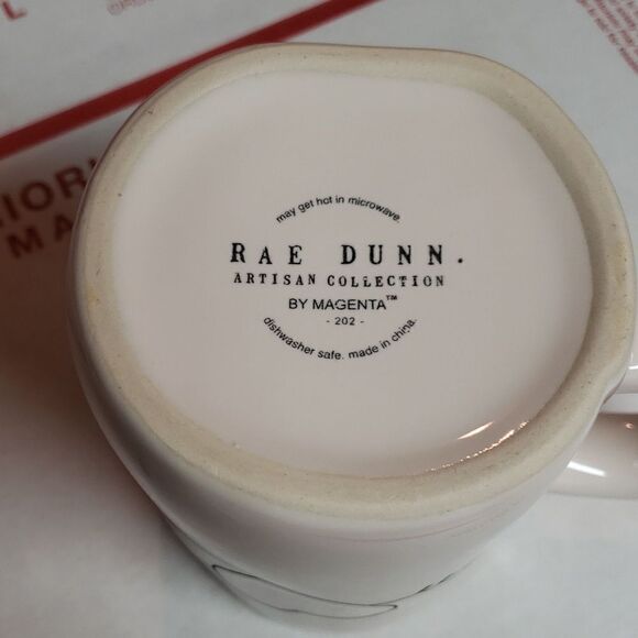 Rae Dunn I'M  YOURS Mug Heart on Back - Picture 4 of 4